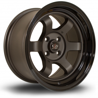 Rota Wheels - Grid-Max Flat Gunmetal + Black Lip (15x8 Zoll)