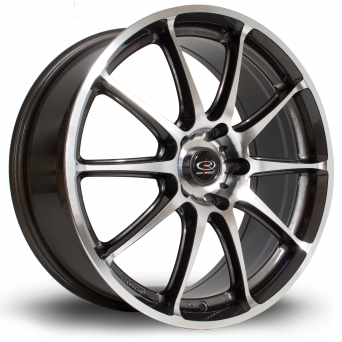 Rota Wheels - GR-A Polished Front Gun Metal (18 Zoll)